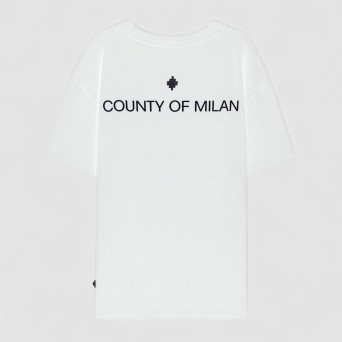 COUNTY OF MILAN - T-Shirt effet délavé avec logo 2