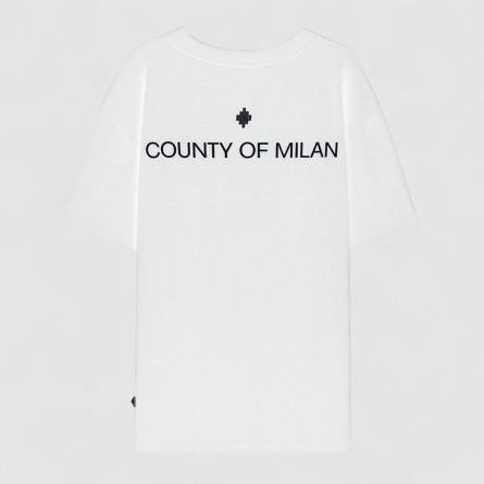 COUNTY OF MILAN - T-Shirt Washed Effecty mit Logo