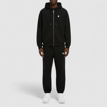 COUNTY OF MILAN - Pantalon à effet délavé avec logo