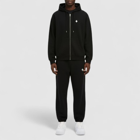 COUNTY OF MILAN - Washed Effect Trousers With Logo