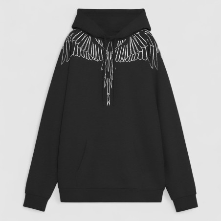 COUNTY OF MILAN - Hoodie with geometric eagle print