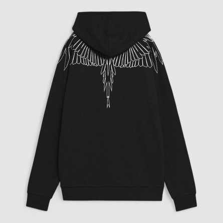 COUNTY OF MILAN - Hoodie with geometric eagle print