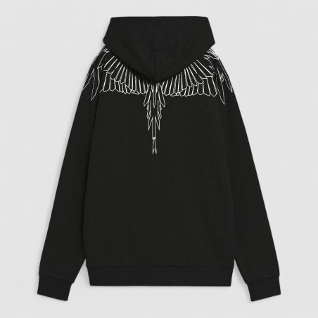 COUNTY OF MILAN - Hoodie with geometric eagle print