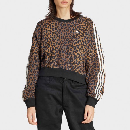 ADIDAS ORIGINALS - Leopard Crewneck Sweatshirt