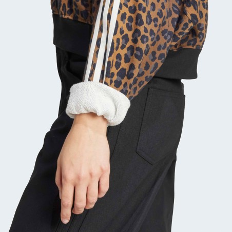 ADIDAS ORIGINALS - Sudadera con cuello redondo de leopardo