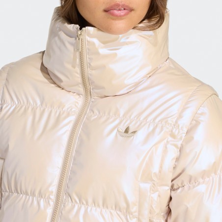 ADIDAS ORIGINALS - Essentials Glänzende 2-in-1-Pufferjacke
