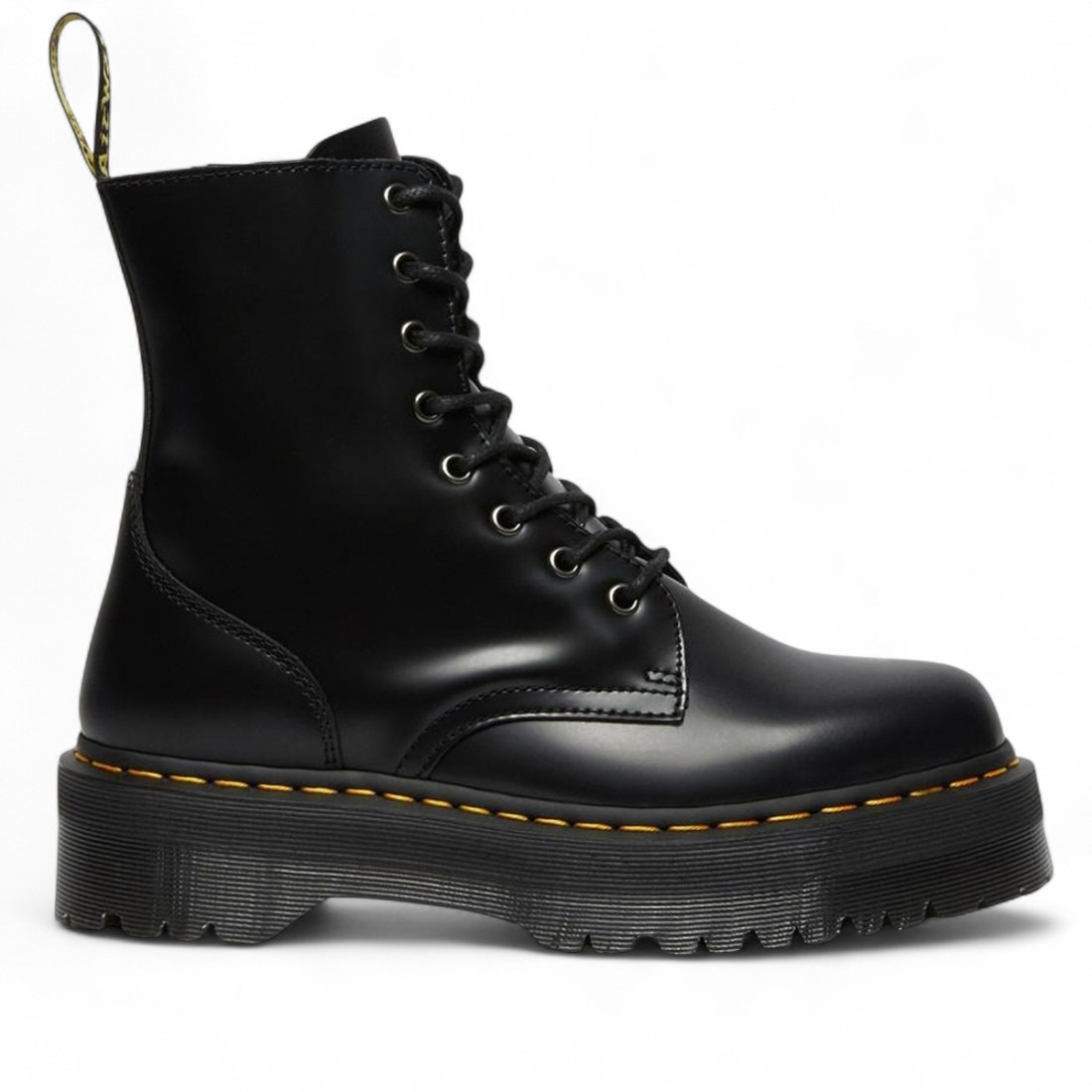 DR.MARTENS - Anfibio Jadon Polished Smooth - Colore: Nero,Taglia: 37