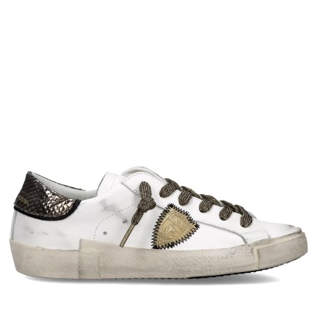 PHILIPPE MODEL - Sneakers Prsx Low Metal Python
