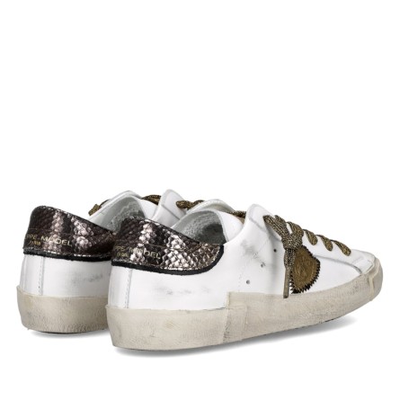 PHILIPPE MODEL - Sneakers Prsx Low Metal Python