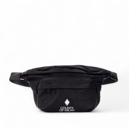 COUNTY OF MILAN - Marsupio in nylon con logo stampato