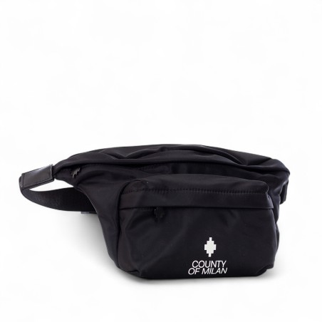 COUNTY OF MILAN - Nylon fanny pack with printed logo