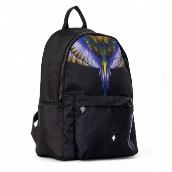 COUNTY OF MILAN - Fabric backpack with Wings print 2