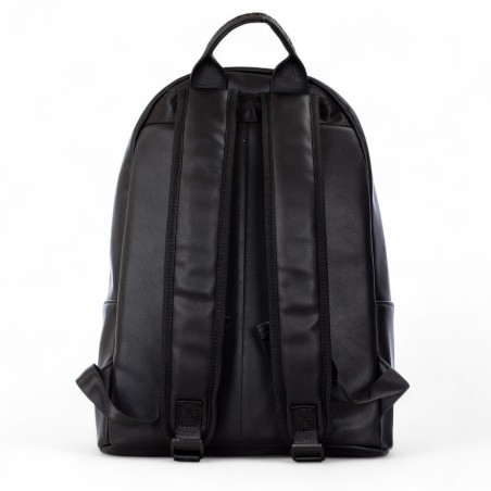 COUNTY OF MILAN - Faux leather backpack with Wings print