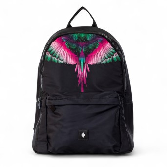 COUNTY OF MILAN - Fabric backpack with Wings print