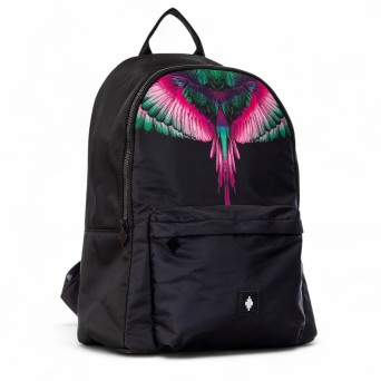 COUNTY OF MILAN - Fabric backpack with Wings print 2