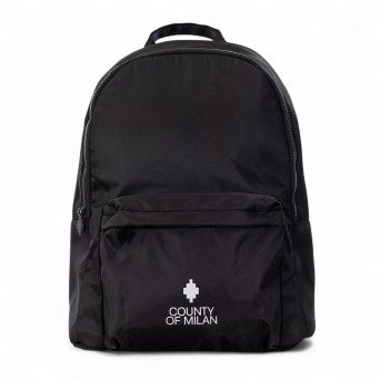 COUNTY OF MILAN - Fabric backpack with printed logo