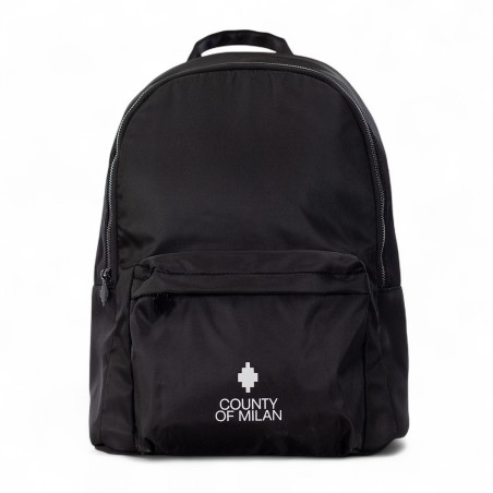 COUNTY OF MILAN - Mochila de tela con logotipo impreso
