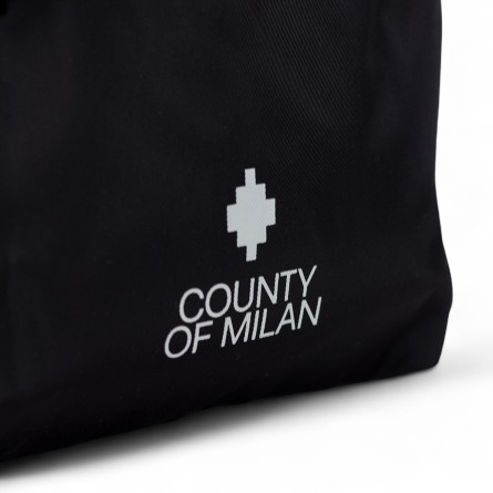 COUNTY OF MILAN - Fabric backpack with printed logo