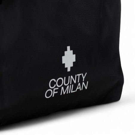 COUNTY OF MILAN - Fabric backpack with printed logo