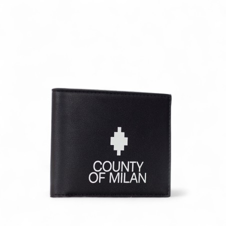 COUNTY OF MILAN - Faux leather wallet with printed logo