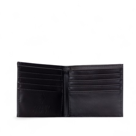 COUNTY OF MILAN - Faux leather wallet with printed logo