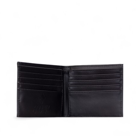 COUNTY OF MILAN - Faux leather wallet with printed logo