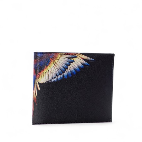 COUNTY OF MILAN - Cartera de piel sintética con estampado Wings