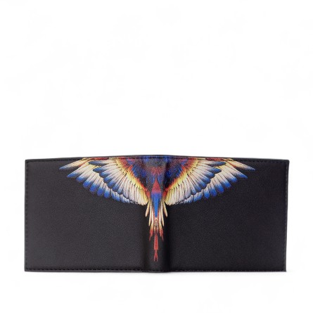 COUNTY OF MILAN - Cartera de piel sintética con estampado Wings COUNTY OF MILAN - Cartera de piel sintética con estampado Wings