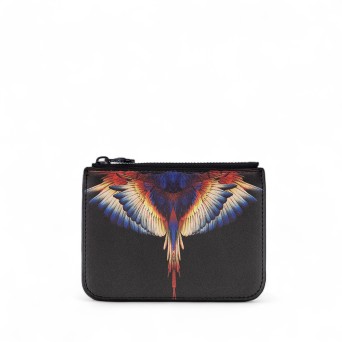 COUNTY OF MILAN - Mini pochette con stampa Wings