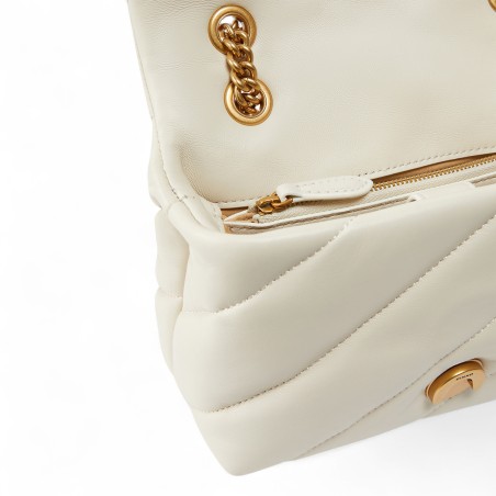 PINKO - Mini Love Bag Bolso de hombro Puff Maxi Quilt