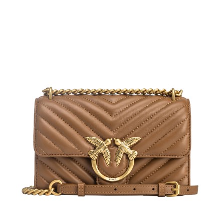 PINKO - Mini Love Bag One Chevron Shoulder Bag
