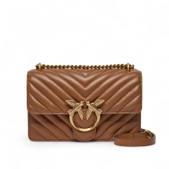 PINKO - Borsa a spalla Mini Love Bag One Chevron 2