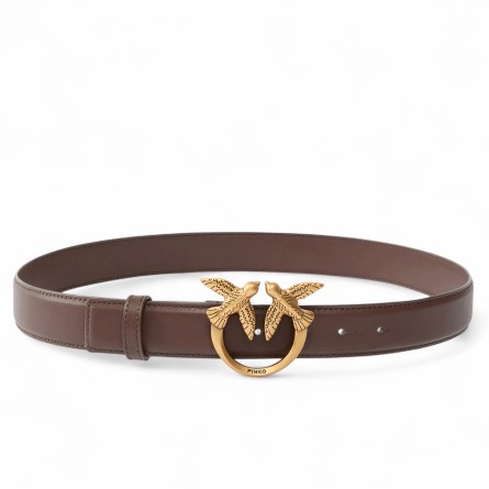 PINKO - Love Birds Leather Belt