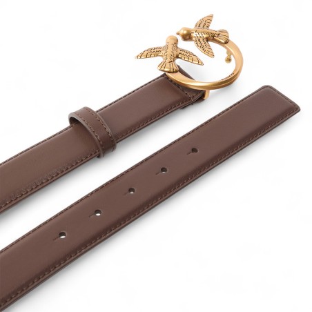 PINKO - Love Birds Leather Belt