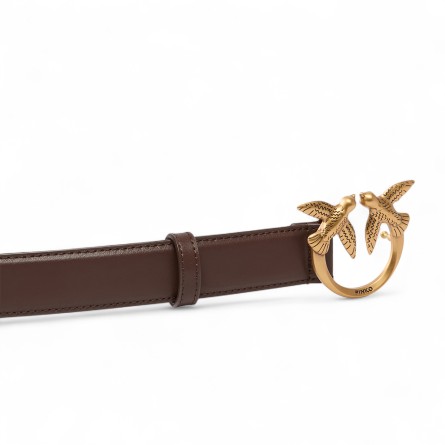 PINKO - Cintura Love Birds in pelle