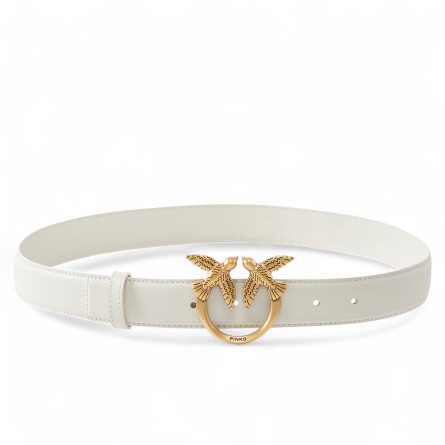 PINKO - Love Birds Leather Belt