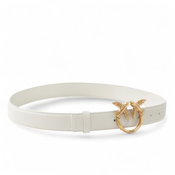 PINKO - Cinturón de piel Love Birds 2