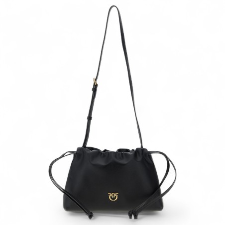 PINKO - Borsa a spalla con logo Love Birds