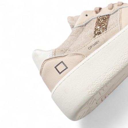 D.A.T.E - Sneakers Court Platform Hairy