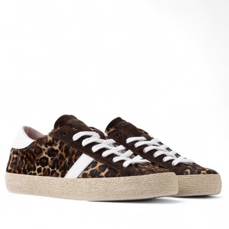 D.A.T.E - Hill Low Leopard Turnschuhe