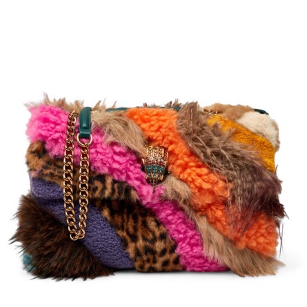 KURT GEIGER - Borsa a spalla XXL Kensington Fur