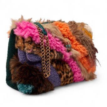 KURT GEIGER - Bolso de hombro Kensington Fur XXL 2