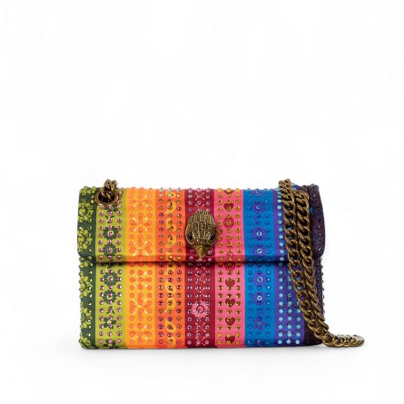 KURT GEIGER - Mini Kensington Fabric Shoulder Bag