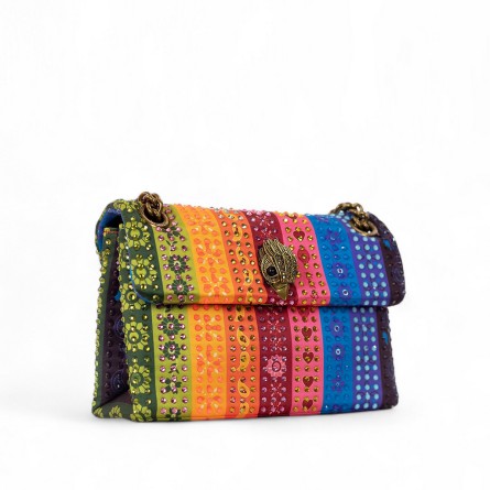 KURT GEIGER - Mini sac à bandoulière en tissu Kensington