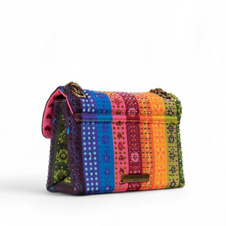 KURT GEIGER - Mini Kensington Umhängetasche aus Stoff