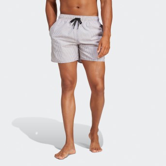 ADIDAS - Costume da bagno Stripey Classics Short Length