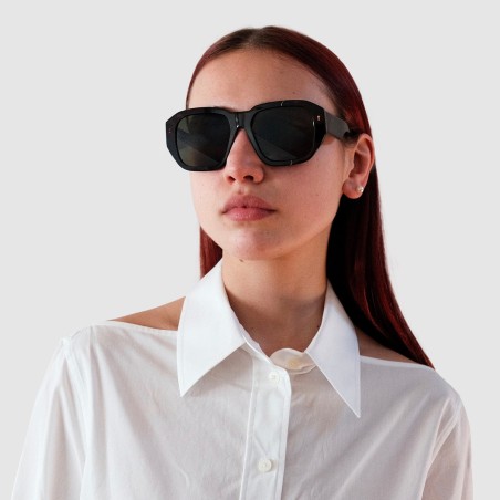 FACEHIDE - Lunettes de soleil Broken Cosmo Havana