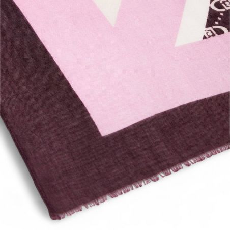 LIU JO - Stole with check print and logo