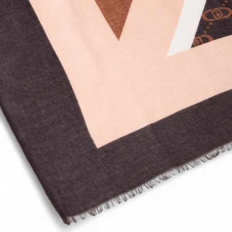 LIU JO - Estola con estampado de cuadros y logotipo