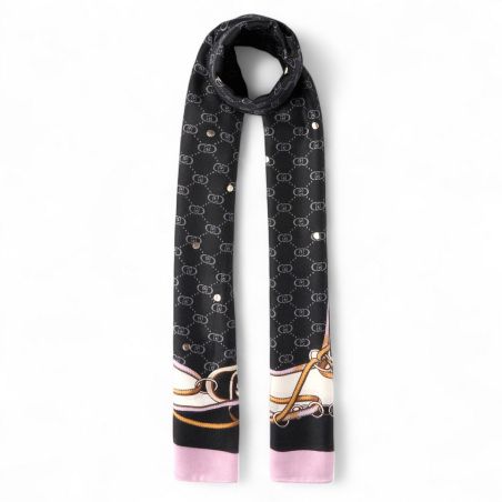 LIU JO - Estola con estampado gráfico y logotipo